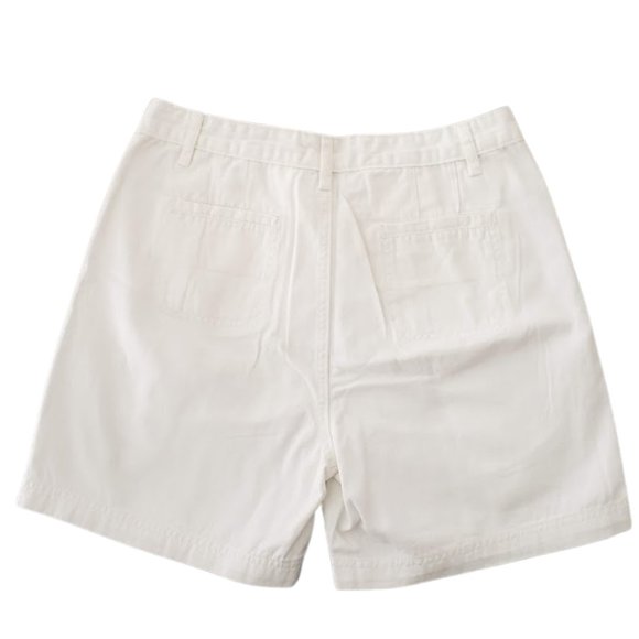 NEW Princess Polly Hudson High Waisted Shorts - White SZ 10 - Picture 9 of 14